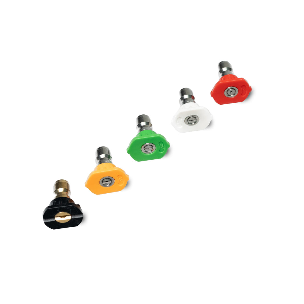Snöstorm Quick Release Nozzles - 5pc Spray/Jet for Pressure Washer Gun