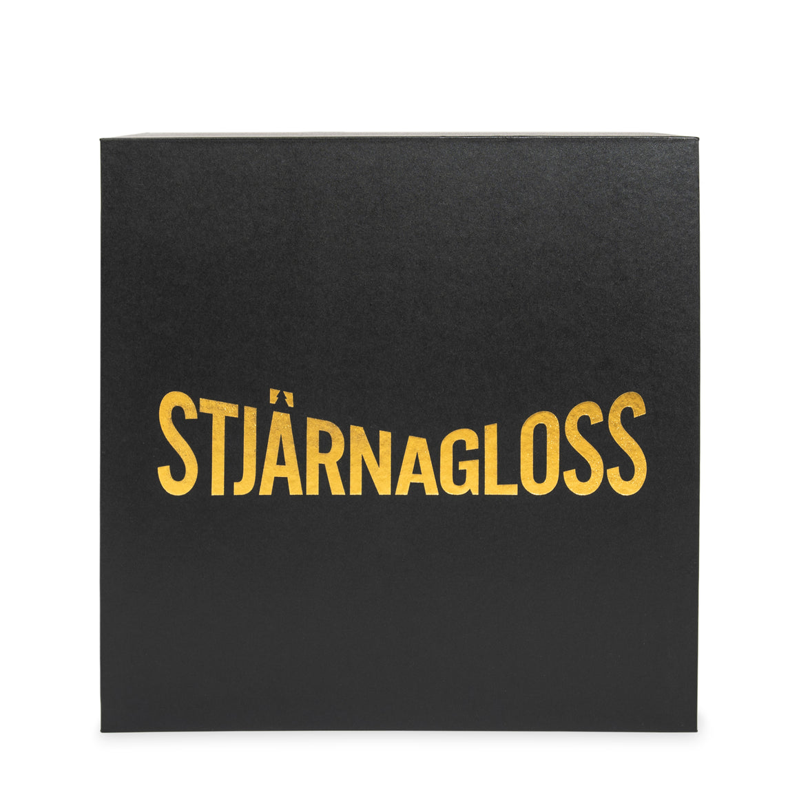 stjarnagloss gold and black gift box