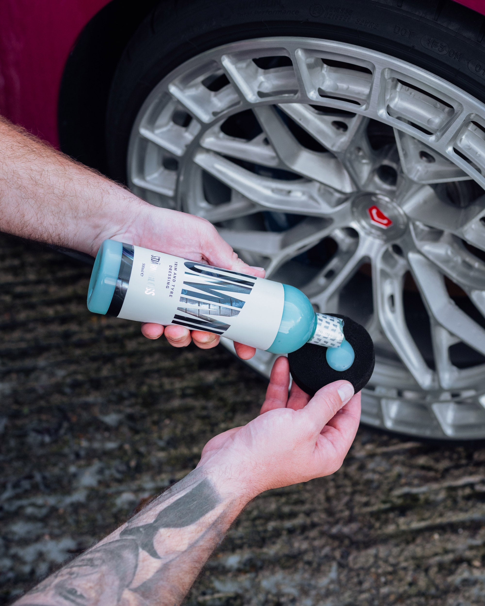 Using Gummi on car wheel