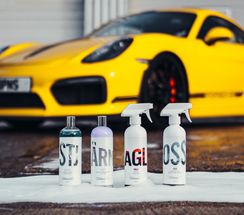 Core Four Detailing Kit - Shampoo, Polish, Sealant And Detailing Spray