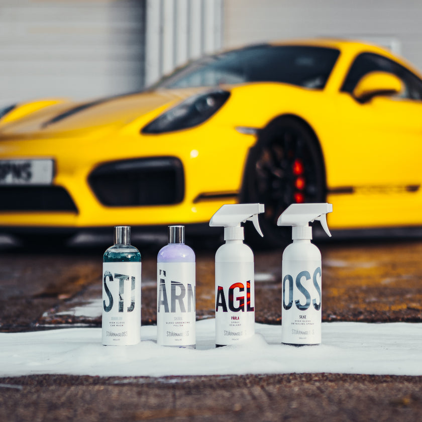 Core Four Detailing Kit - Shampoo, Polish, Sealant And Detailing Spray