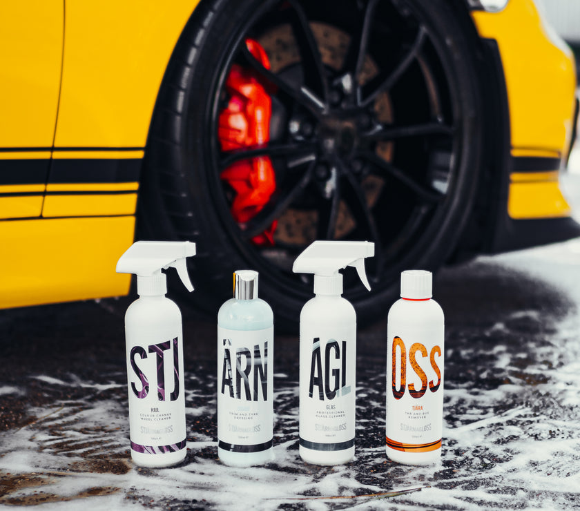 Core Four Detailing Kit - Shampoo, Polish, Sealant And Detailing Spray