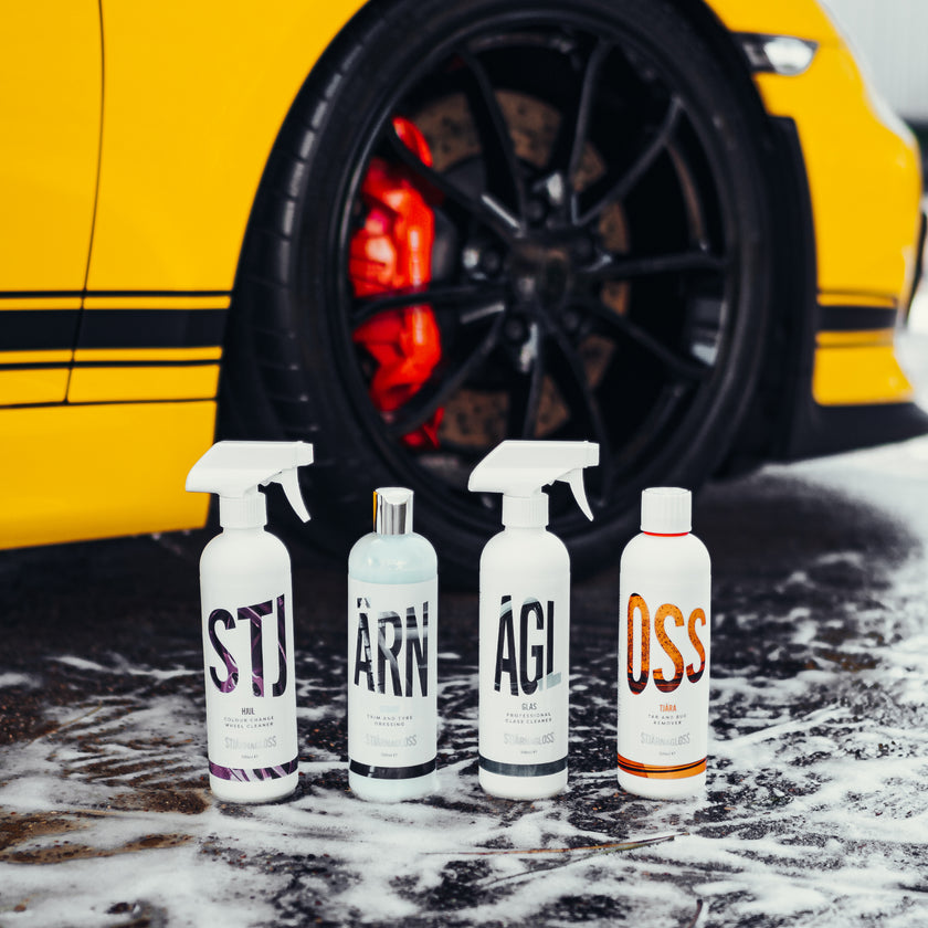 Core Four Detailing Kit - Shampoo, Polish, Sealant And Detailing Spray