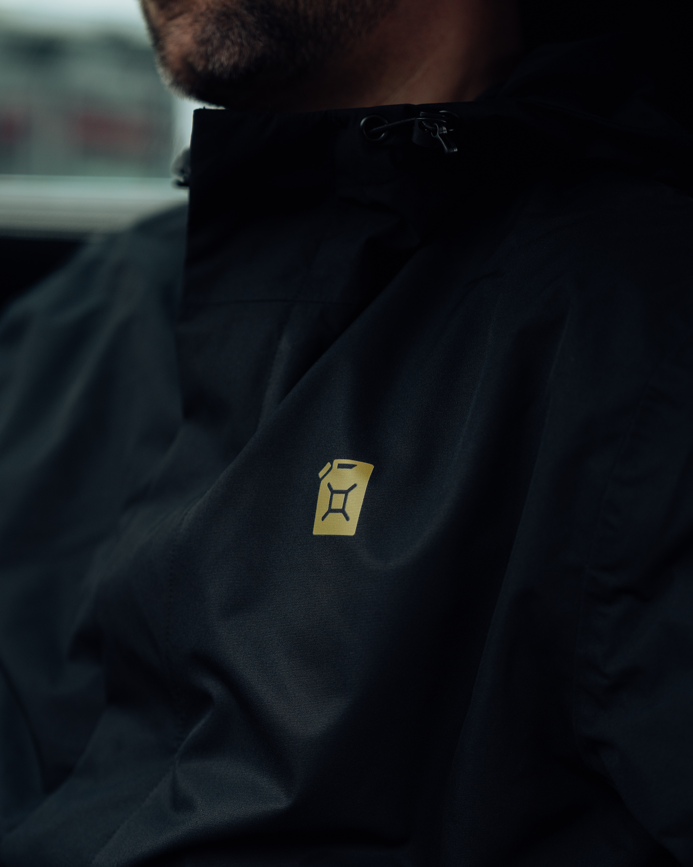 Stjärnagloss Black Windbreaker