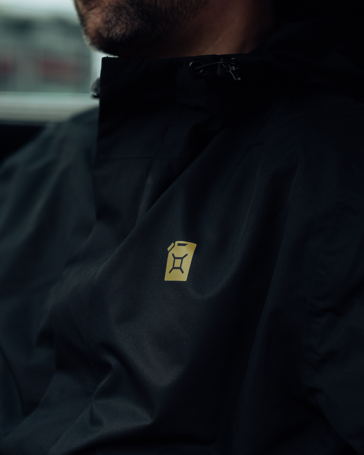Stjärnagloss Black Windbreaker
