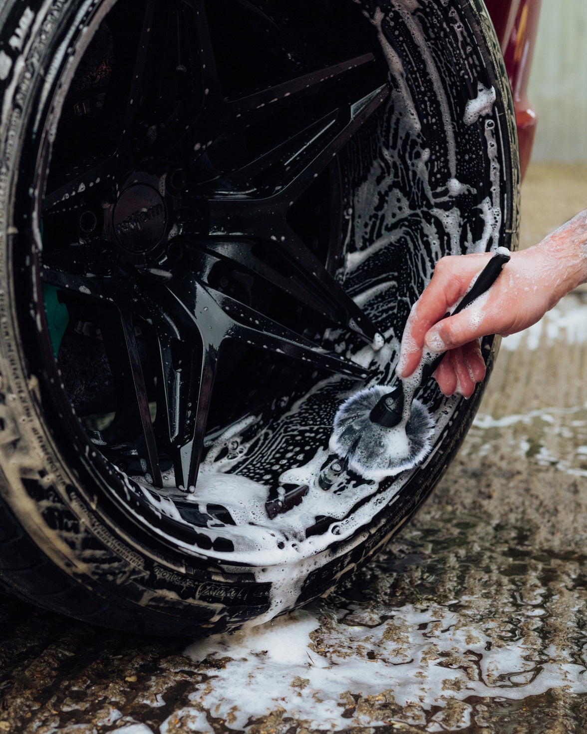 Borstar Kit - Hog Hair Car Detailing Brush Set