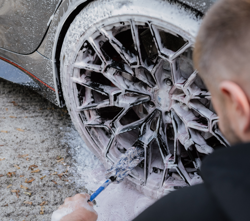 Wheels Detailing Kit- Wheel Cleaning Spray and Brush, Tar Remover, Wheel Sealant, Tyre Dressing