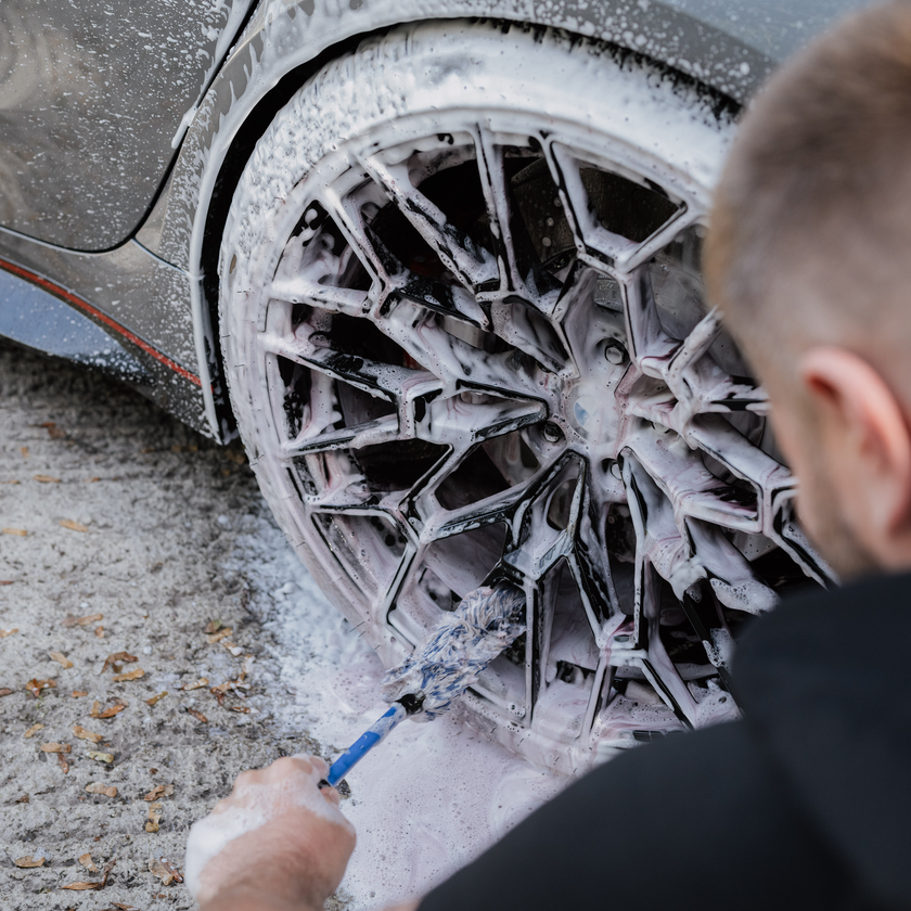 Wheels Detailing Kit- Wheel Cleaning Spray and Brush, Tar Remover, Wheel Sealant, Tyre Dressing