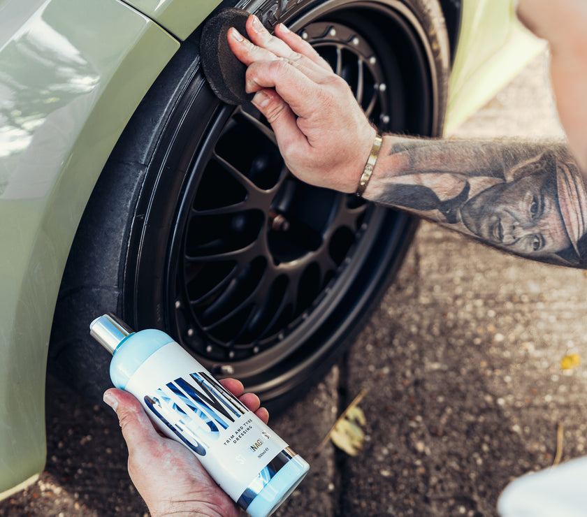 More Four Detailing Kit - Wheel Cleaner, Tyre/Trim Dressing, Glass Cleaner, Tar/Bug Remover