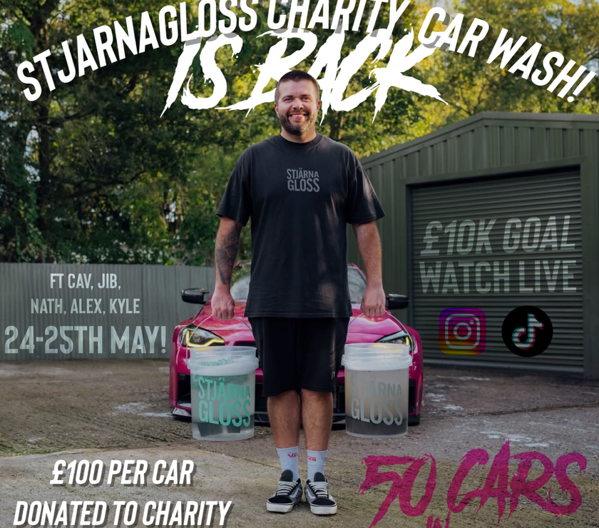 Charity Car Wash - 50 cars in 24 hours!