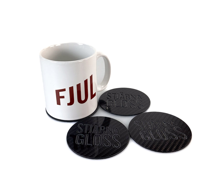 Mug And Carbon Coaster Set