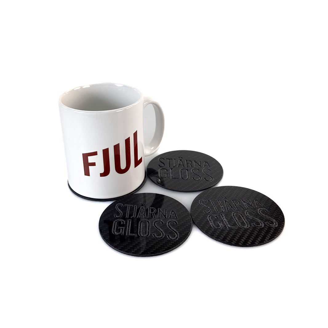 Mug And Carbon Coaster Set