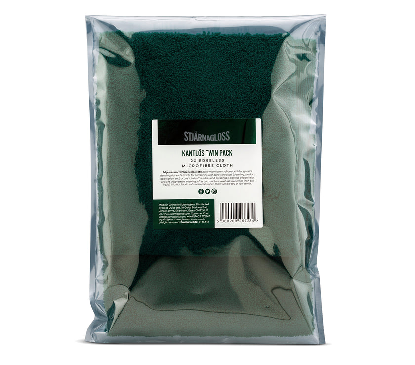 Kantlös Twin Pack - Microfibre Buffing Cloths