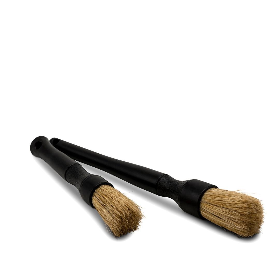 two car detailing brushes