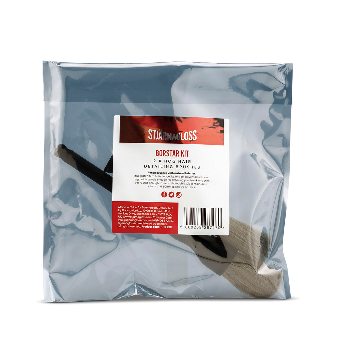 car detailing brushes in packaging 