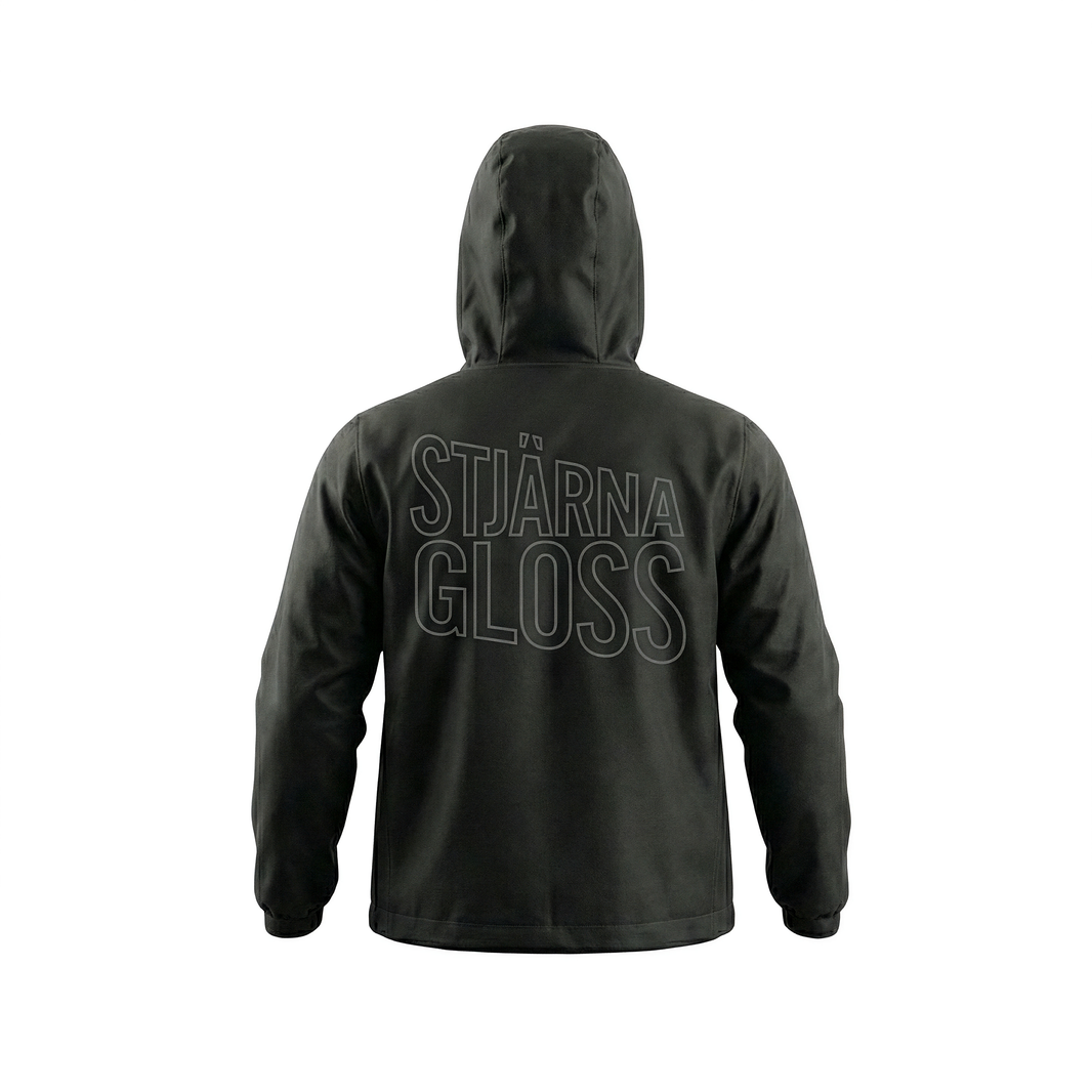 Stjärnagloss Black Windbreaker