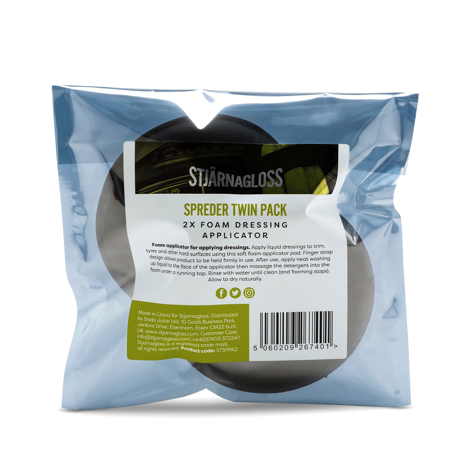 Spreder Twin Pack - Tyre Shine and Trim Dressing Applicator