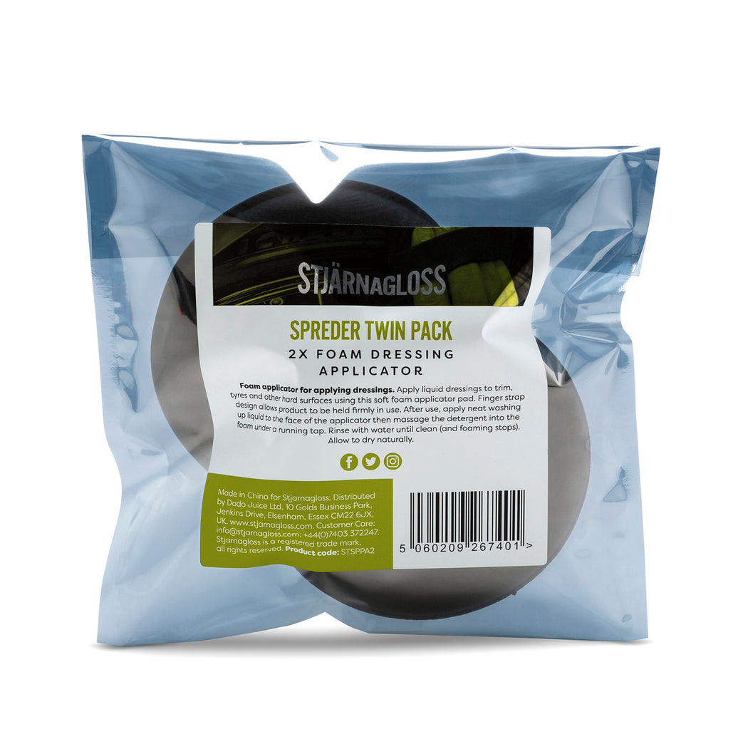Spreder Twin Pack - Tyre Shine and Trim Dressing Applicator