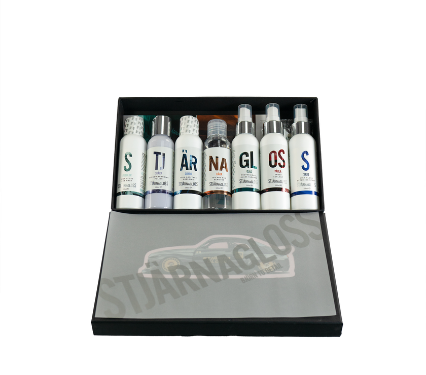 Essential Intro Detailing Gift Box – 7 x 100ml Samples