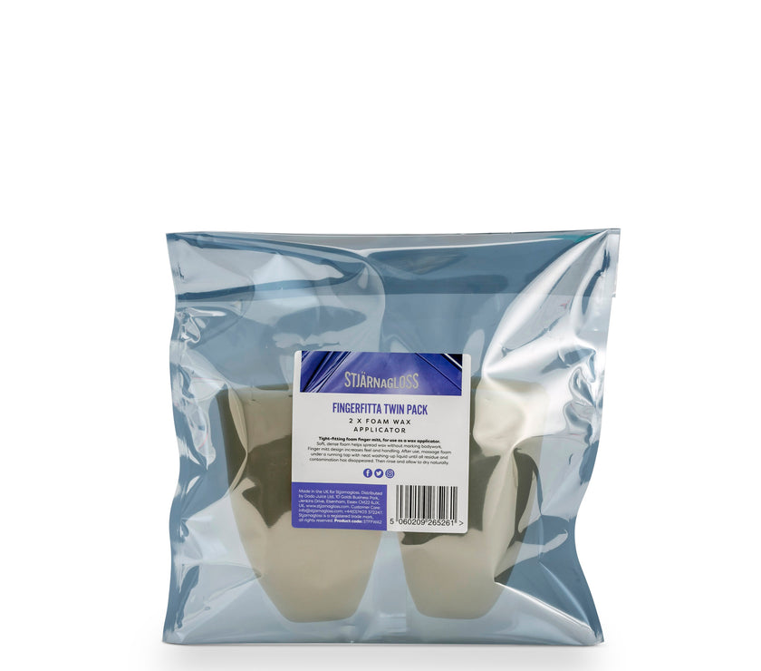 Fingerfitta Twin Pack - 2x foam wax applicators - Stjarnagloss