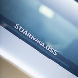 Stjärnagloss vinyl sticker - white, cut vinyl for windows etc. - Stjarnagloss